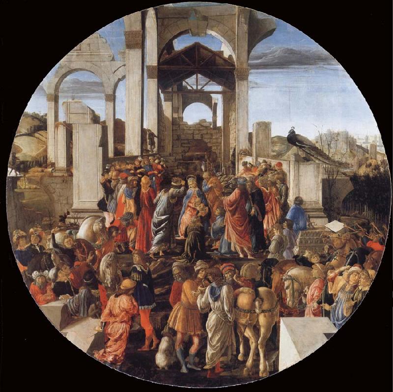 Sandro Botticelli The Adoration of the Kings oil painting image